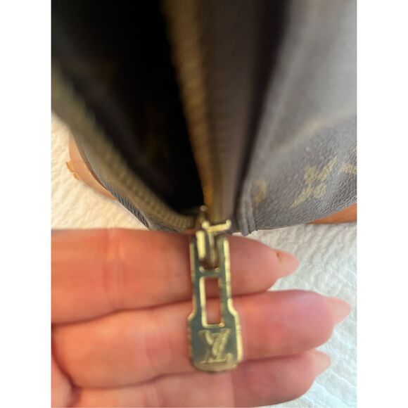 Louis Vuitton Alma PM Monogram Canvas Satchel Handbag Brown Vintage LV Top Handl - Picture 12 of 14